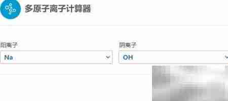 多原子离子计算器使用指南