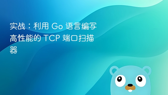 实战：利用 Go 语言编写高性能的 TCP 端口扫描器