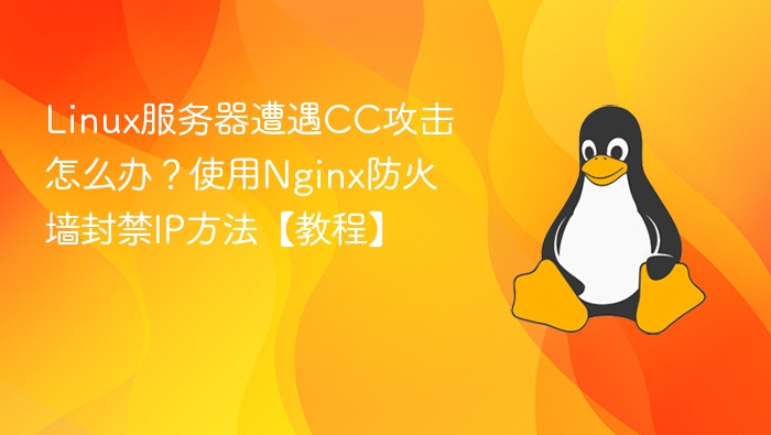 Linux服务器被CC攻击怎么处理？Nginx封IP教程