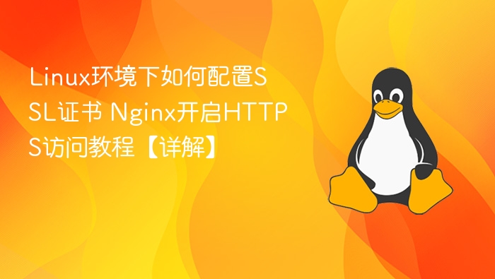 Linux环境下如何配置SSL证书 Nginx开启HTTPS访问教程【详解】