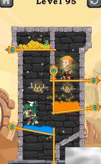 Gold Hero Rescue第95关通关攻略
