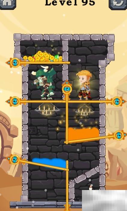 Gold Hero Rescue第95关怎么过