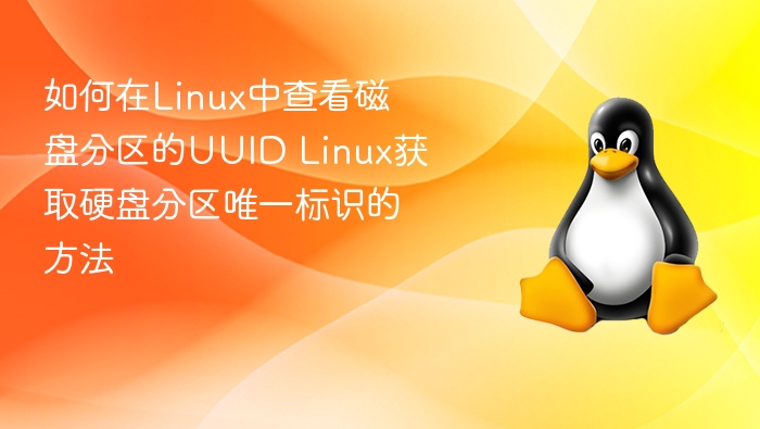 如何在Linux中查看磁盘分区的UUID Linux获取硬盘分区唯一标识的方法