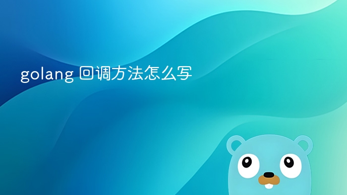 Golang 回调函数实现方法详解