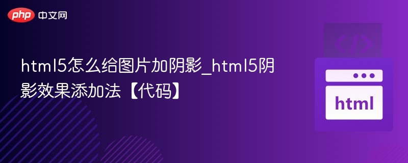 HTML5图片阴影添加方法【代码教程】