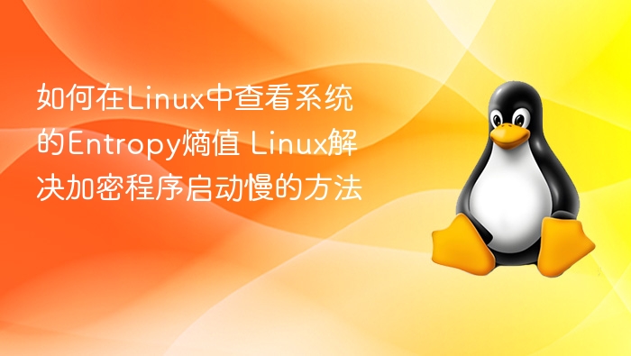 Linux查看系统熵值及加密启动优化方法