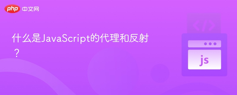 JavaScript代理与反射全面解析