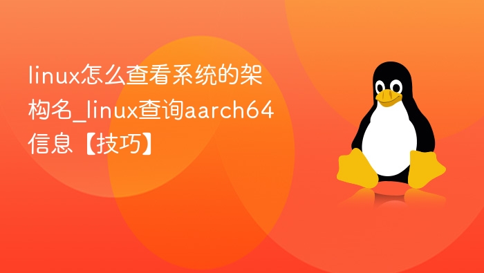 Linux查看架构名的实用方法