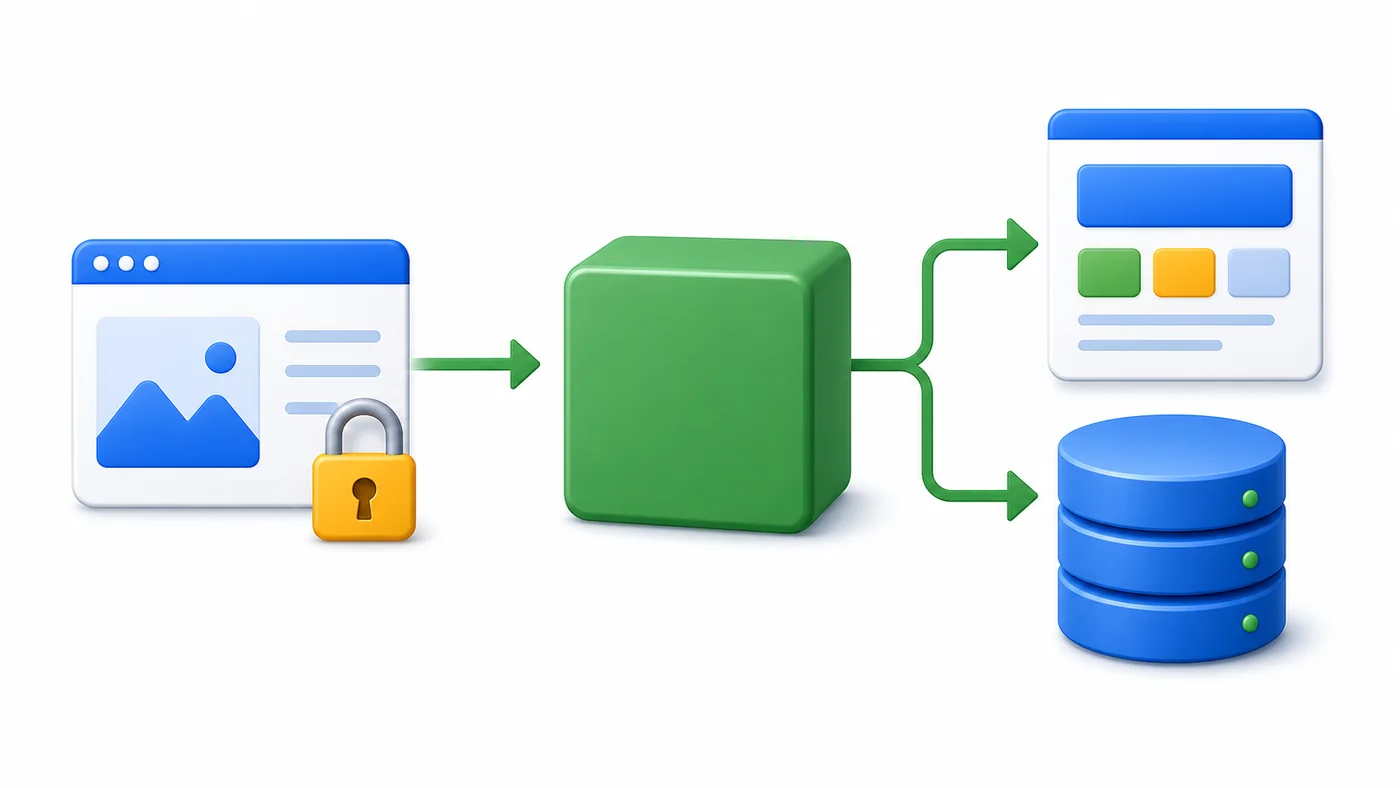 Nginx 本地 HTTPS 入口代理前端和后端服务的示意图