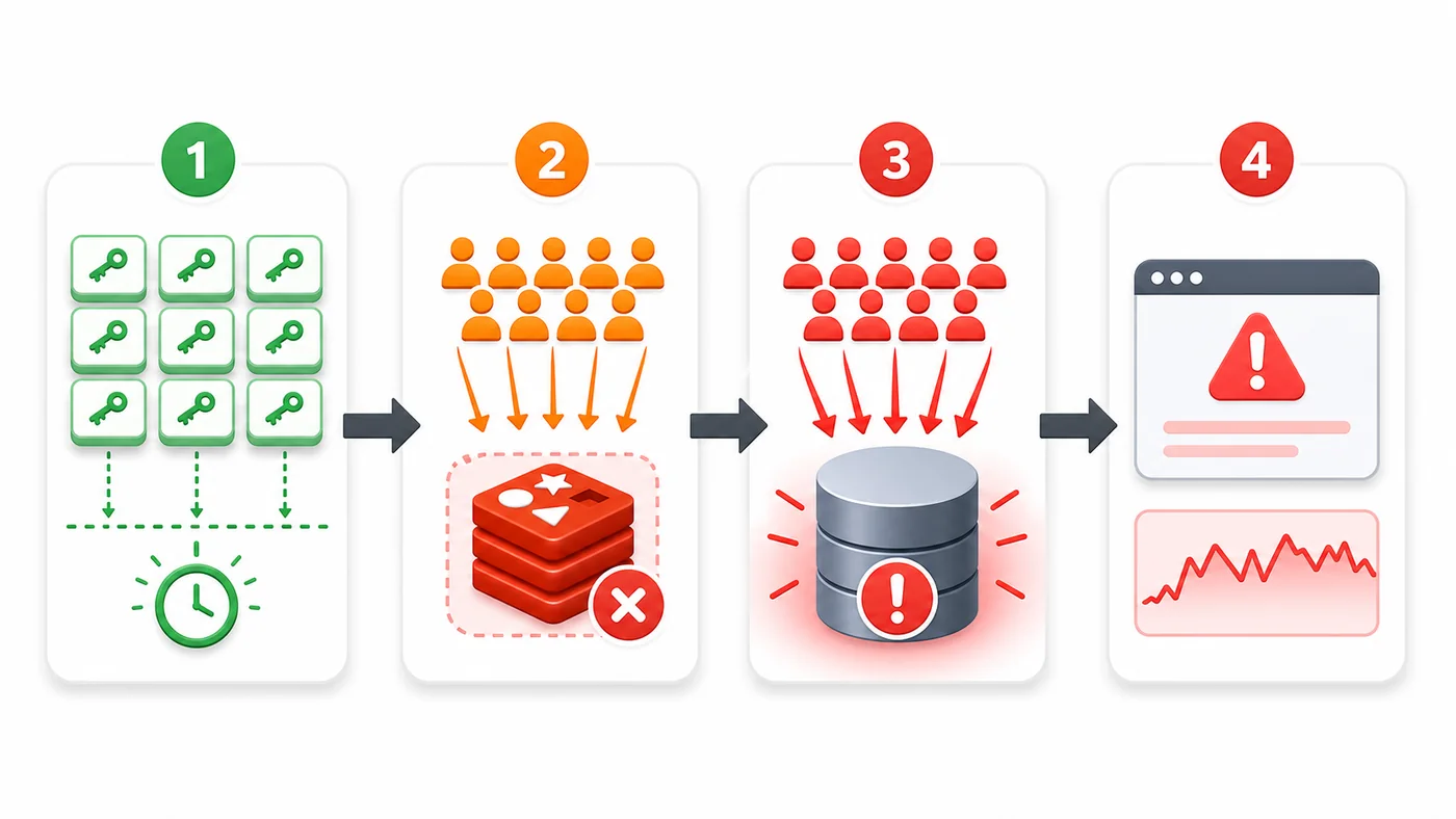 Redis 缓存雪崩治理实战：TTL 抖动、预热和降级保护怎么做
