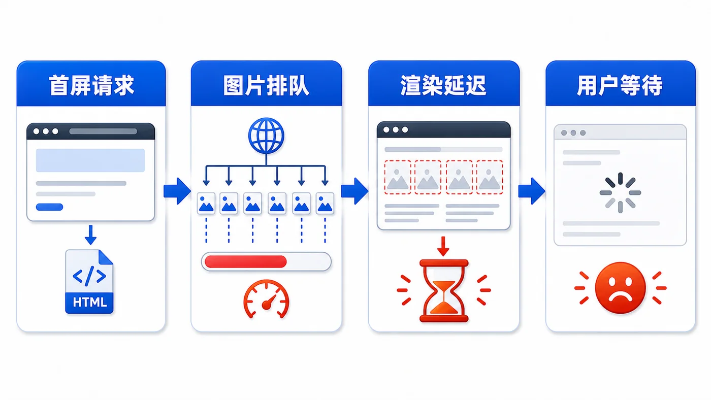 前端图片懒加载实战：用 IntersectionObserver 降低首屏压力