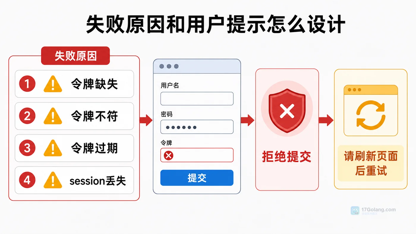 PHP CSRF 表单防护实战：令牌生成、提交校验和过期处理