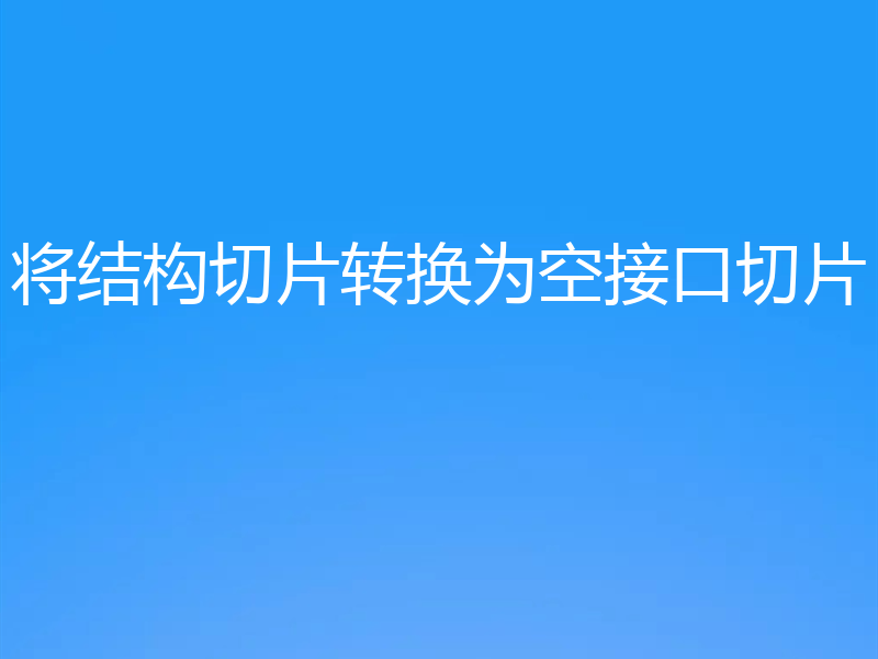 将结构切片转换为空接口切片