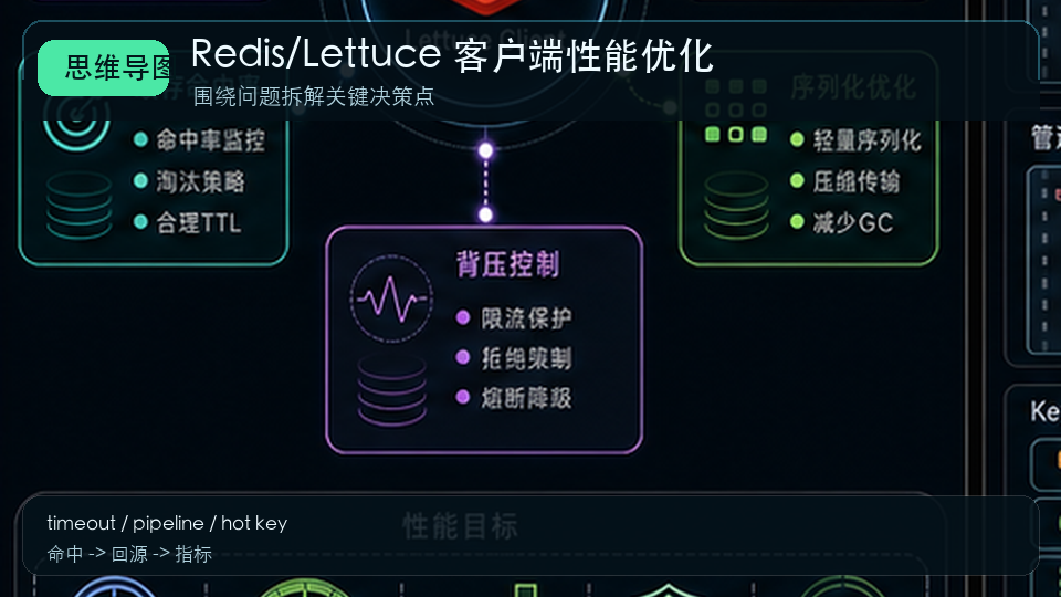 Spring Boot Redis 性能优化：Lettuce 连接、超时与 Pipeline 使用