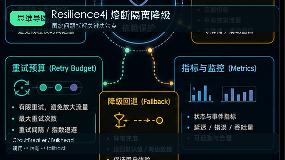 Resilience4j 熔断隔离降级：保护 Spring Boot 慢依赖
