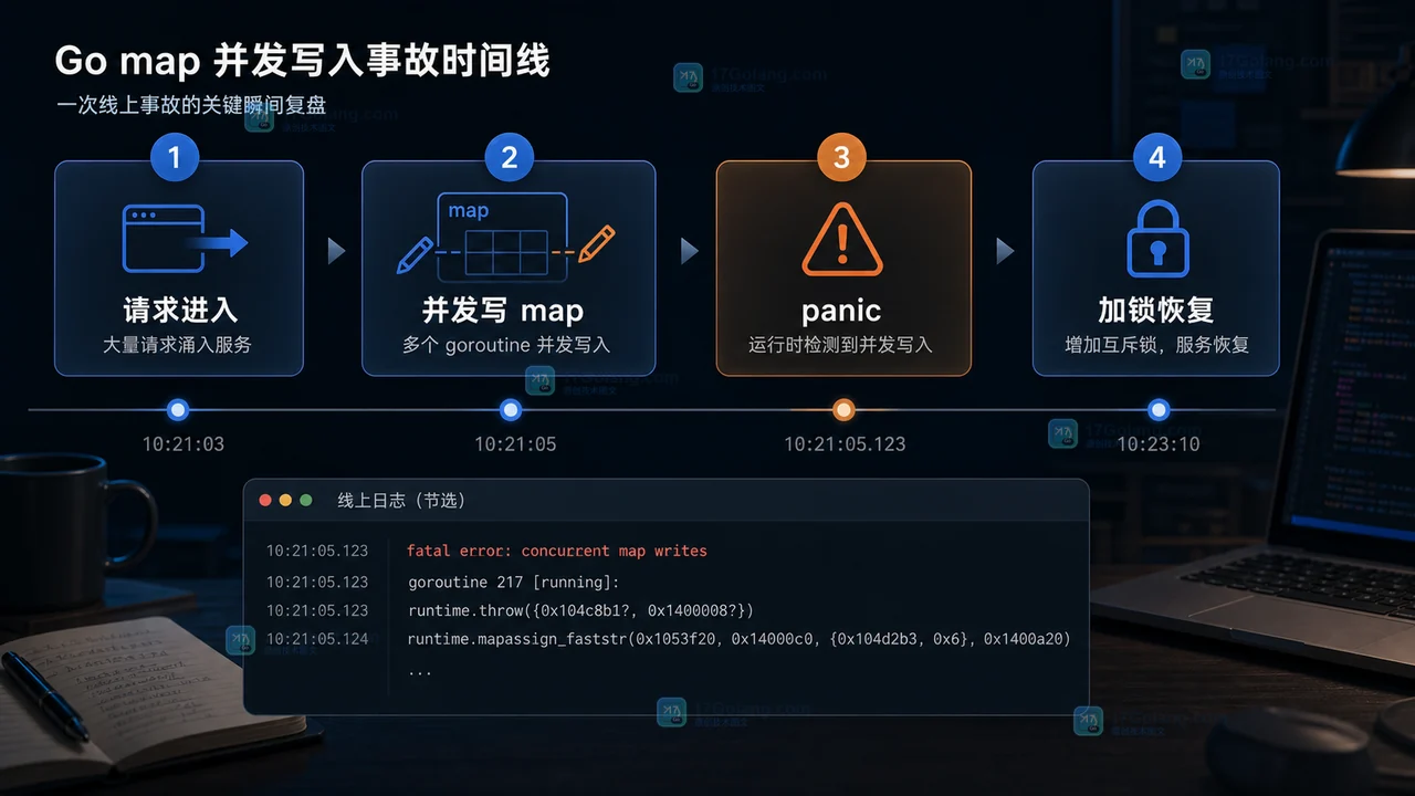 Go map 并发写入导致 panic 的事故时间线