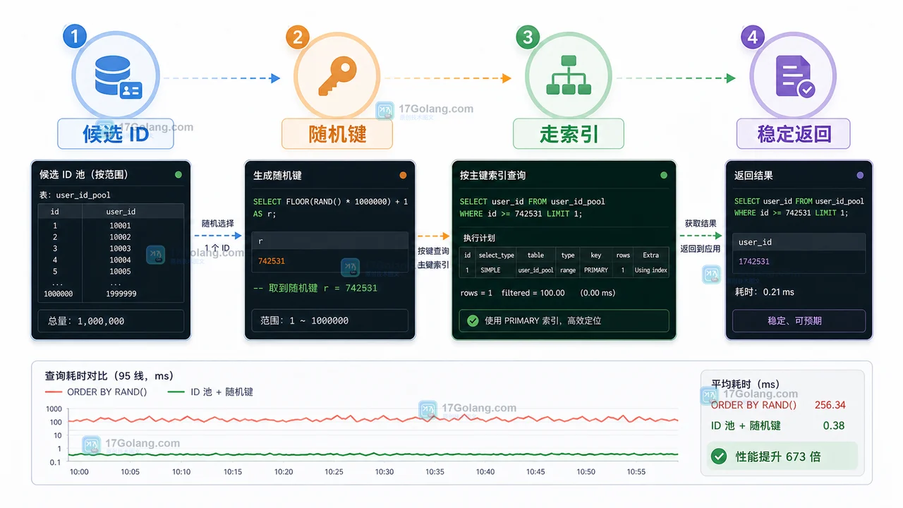 MySQL ORDER BY RAND() 为什么会拖垮接口：一次随机推荐慢查询复盘