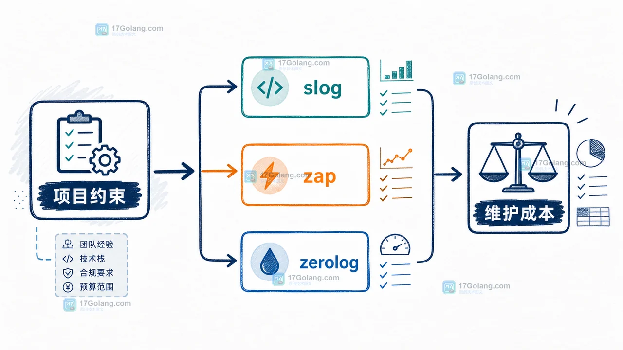 Go 结构化日志库怎么选：标准库 slog、zap 与 zerolog 的取舍